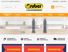 Tablet Screenshot of lojagruber.com.br